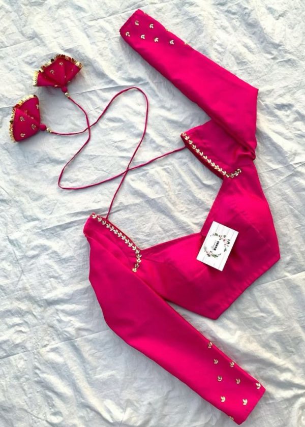 Royal Maggam Work Blouse - Image 4