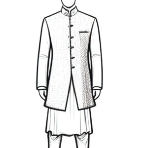 Sherwani-Regal Wedding Attire