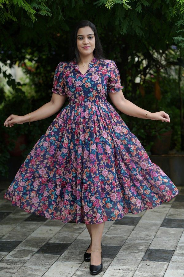 Frocks-Playful Pretty glamorous Wear - Image 4